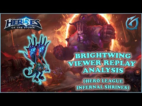 Grubby | Heroes of the Storm | Brightwing - Viewer Replay Analysis - Infernal Shrines