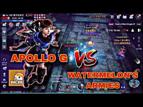 MIR4- APOLLO G VS ARBANATION OF WATERMELON | ASIA 5 ARMIES | TOBD 3F