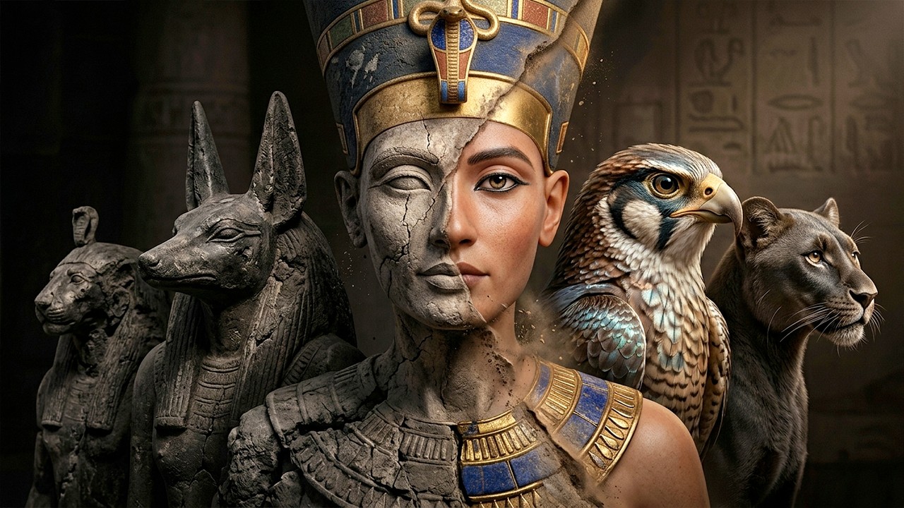 Egypt's Sacred Imagery Draws You Into Stillness | Egyptian Chant for Deep Focus and Meditation