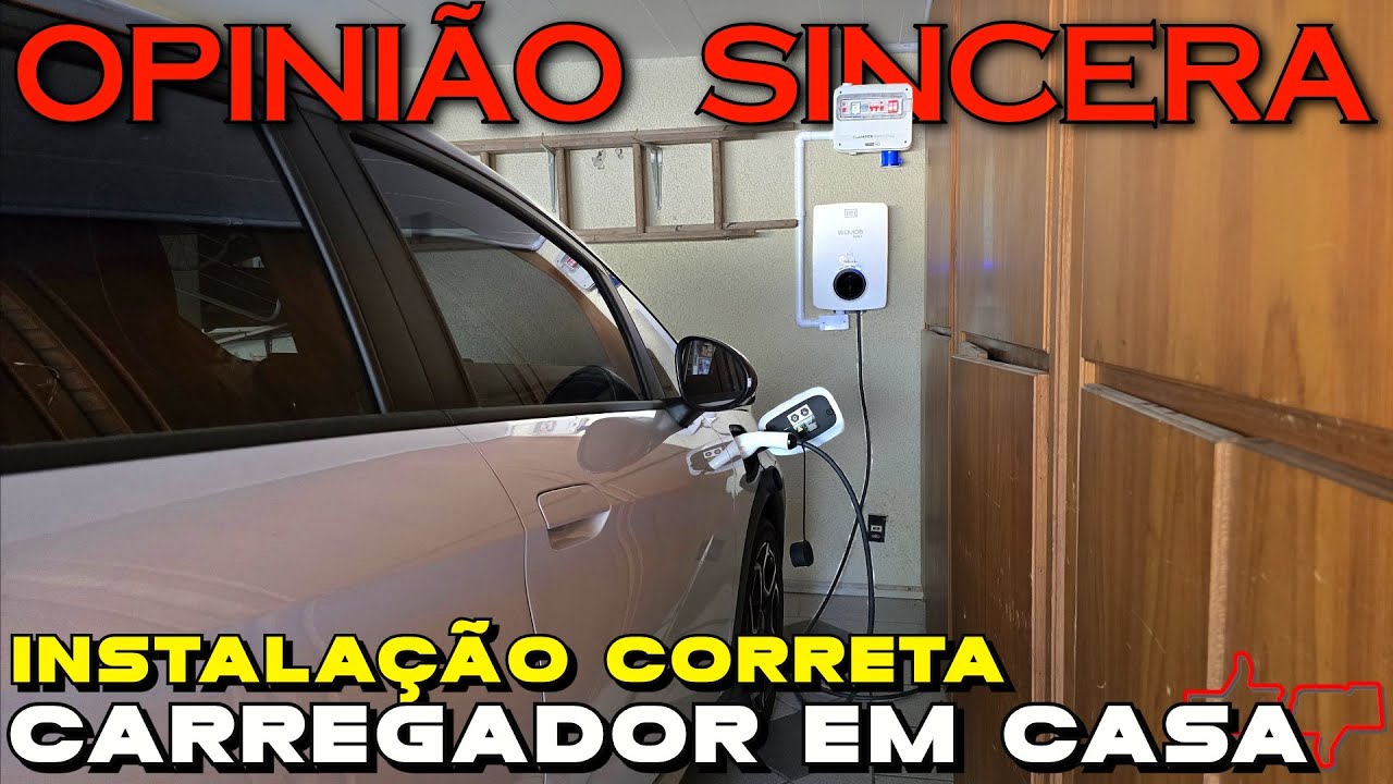 Quais CUIDADOS ter na instalação do CARREGADOR de carro elétrico EM CASA? Faça CERTO, sem RISCOS!