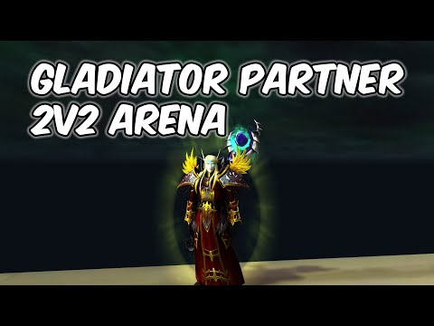 Gladiator Partner - Discipline Priest 2v2 Arena - WoW BFA 8.3