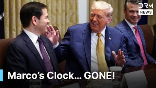 WATCH: Trump’s Hilarious White House Clock Story with Marco Rubio | AC1G