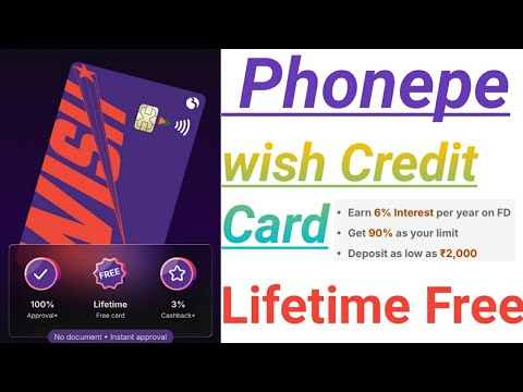 Phonepe Wish Credit Card Lifetime Free