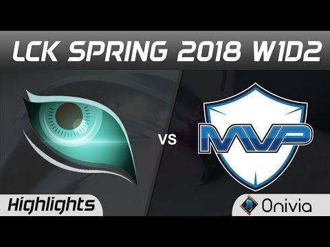 KDM vs MVP Highlights Game 1 LCK Spring 2018 Kongdoo Monster vs MVP by Onivia