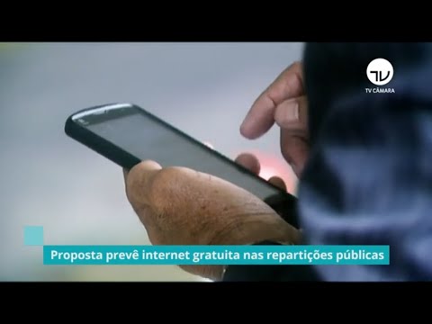 Proposta prevê internet gratuita nas repartições públicas - 23/12/2021