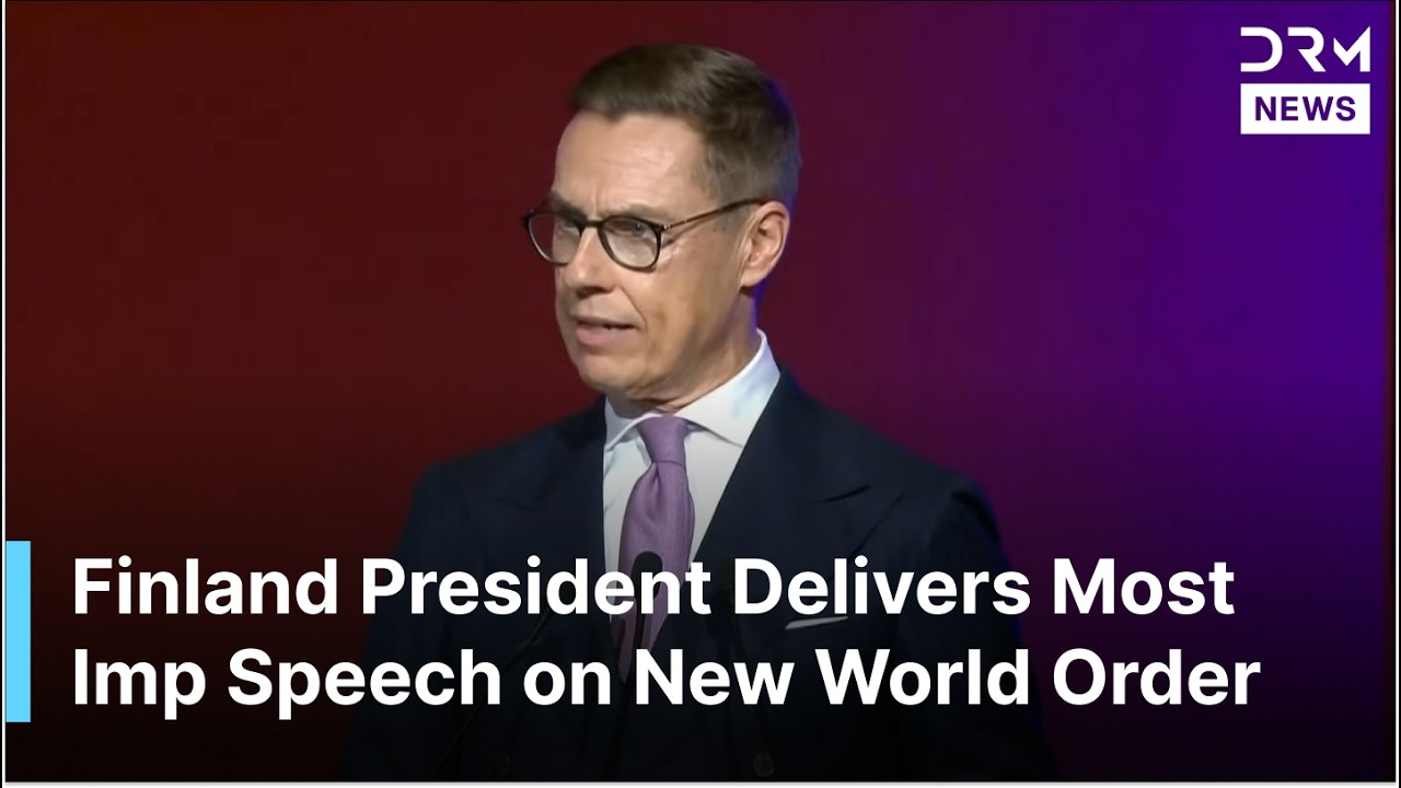 FULL SPEECH: Finland President Declares End of Western-Led World Order at Raisina Dialogue | AC1G