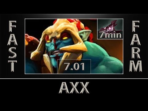 Axx Huskar Fast Farm ► Queen of Spears ► Dota 2 [7.01]