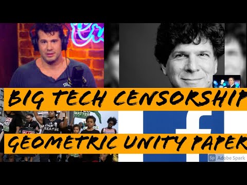 Crowder Suspended | Eric Weinstein Geometric Unity Announcement