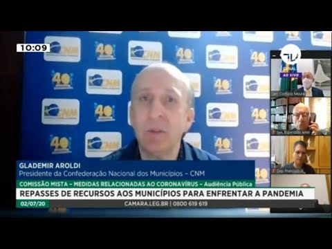Comissão Mista Covid - Repasses de recursos aos municípios para enfrentar pandemia - 02/07/20 -10:05