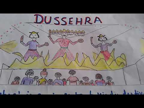 Paragraph on"Dussehra" in easy and simple words. Let's learn English and Paragraphs. Video
