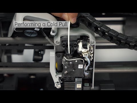 How to perform a cold pull with PLA to clean the nozzle on a Bambu Lab 3D printer