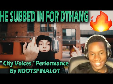 WaviJus Reacts To - " City Voices " Performance By NDOTSPINALOT 🎙(Official Video)