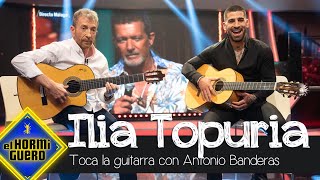 Ilia Topuria toca la guitarra en directo y Antonio Banderas aparece por sorpresa - El Hormiguero