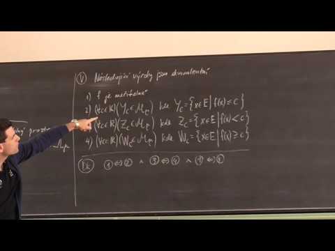Matematická analýza B4 - Lekce 11.