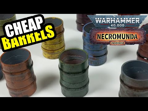 How to Make Cheap Barrels for Scifi and Industrial Games