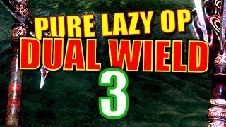 Skyrim Pure Lazy OP Dual Wield Walkthrough #3: 20+ Salmon Roe at the Bridges (Expensive Potions!)