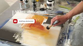 Abstrakte malerei/ How to paint/Demo Peinture abstraite/Abstract Art /Pintura abstracta