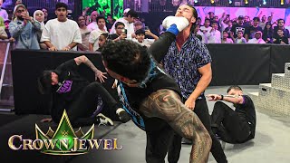Download lagu Jey Uso takes out The Judgment Day with superkicks: WWE Crown Jewel 2023 highlights mp3 Download lagu Jey Uso takes out The Judgment Day with superkicks: WWE Crown Jewel 2023 highlights mp3