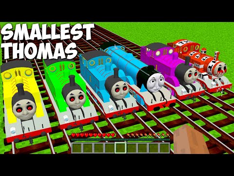 This is Smallest THOMAS THE TANK ENGINE.EXE and FRIENDS in Minecraft Gameplay - Coffin Meme Game