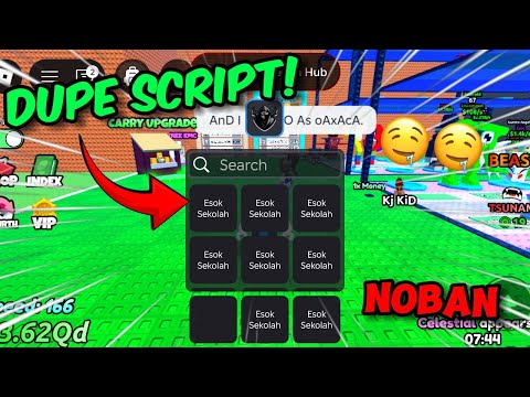 New Escape Tsunami For Brainrots Dupe Script! | No Patched 🤫