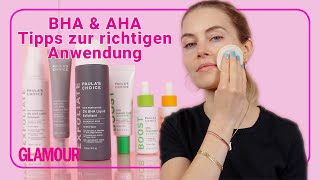 BHA & AHA Peelings: Wie oft anwenden? | Beauty Basics Bootcamp #22 | GLAMOUR x Paula's Choice