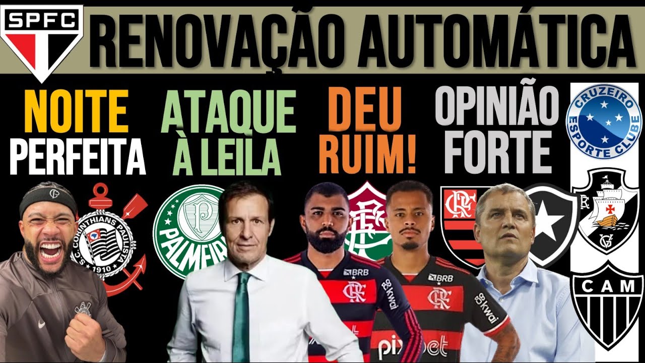 TIMÃO: 72MI, GOLEADA E XÔ Z4! LEILA ATACADA! RENOVAÇÃO NO SP! FLA PERDE OUTRA TAÇA! FLU, VASCO, GALO