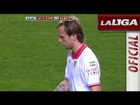 Gol de Rakitic (2-2) en el Sevilla FC - Atlético de Madrid - HD