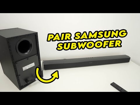 How to Connect Your Samsung Subwoofer to the Soundbar