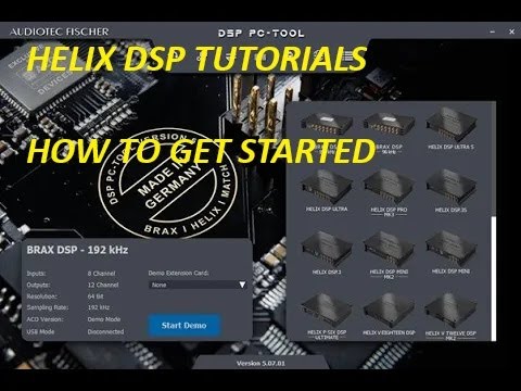 HELIX DSP PC TOOL tutorials - Part 1 - How to get started