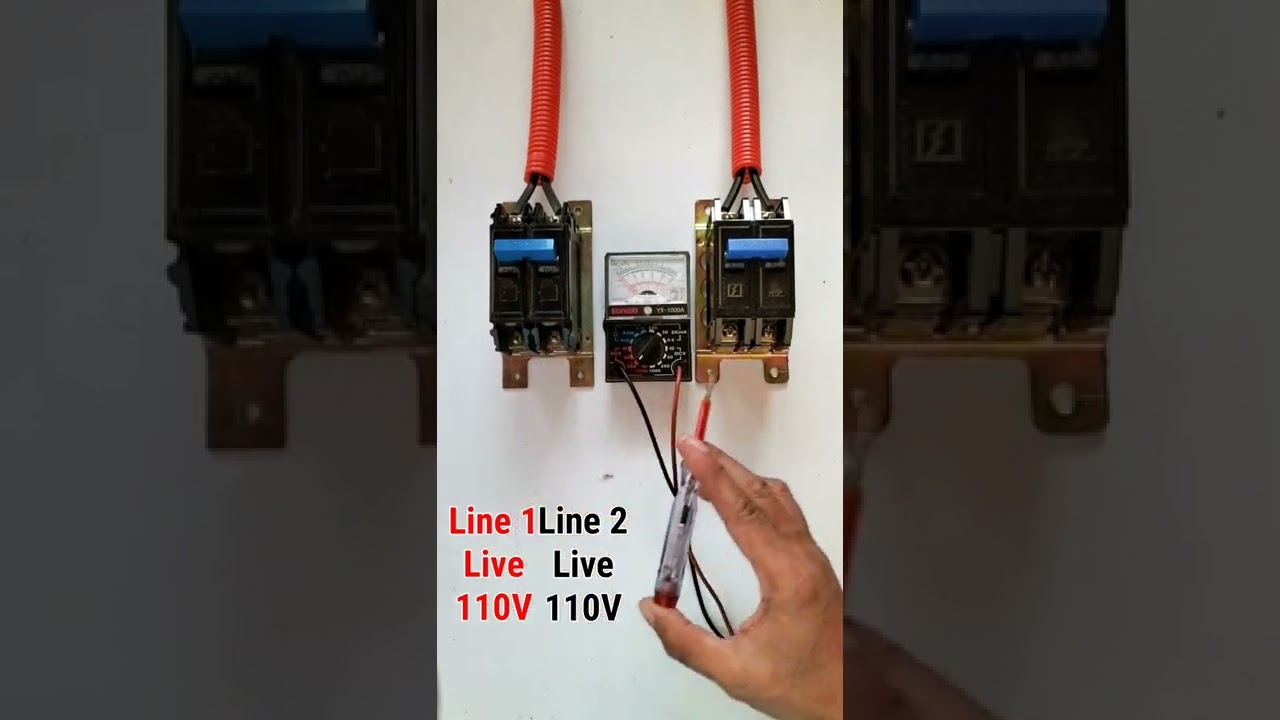 HOW TO IDENTIFY LINE TO LINE CONNECTION AND LINE TO NEUTRAL CONNECTION.#Shorts