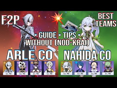 🔥 Guide & Tips • Top F2P Teams Floor 12!? (Arlecchino & Nahida) • Spiral Abyss Luna • Genshin Impact