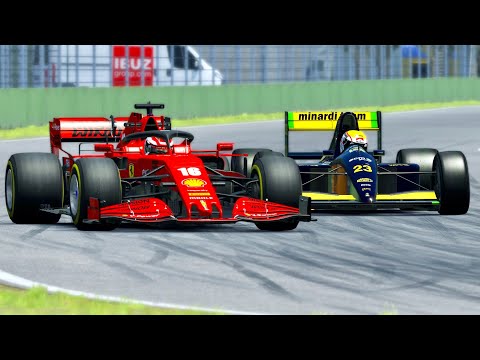 Ferrari F1 2020 vs Minardi F1 1991 at Imola