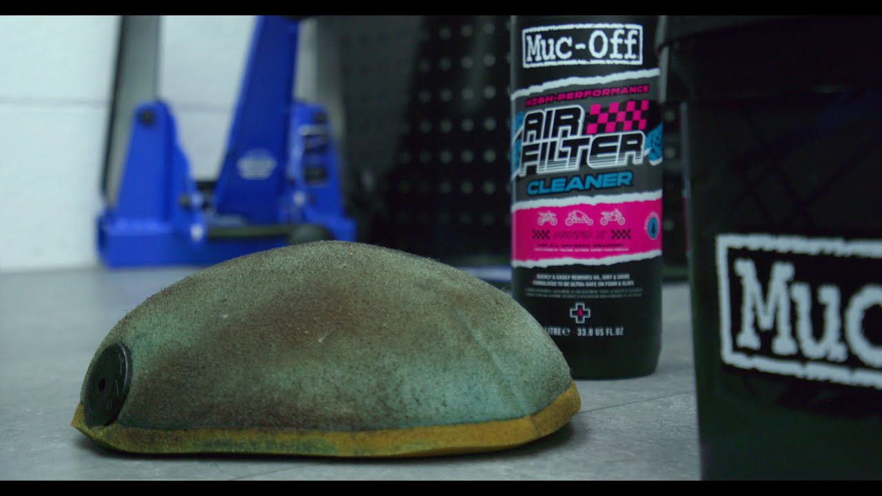 Muc-Off Biodegradable Air Filter Cleaner Video