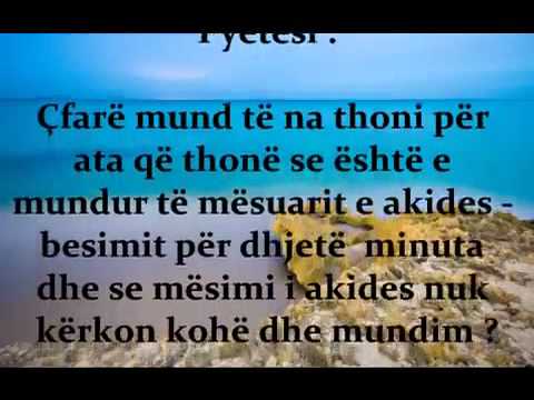 Të mësuarit e akides për dhjetë minuta - Flet: Shejkh Feuzan