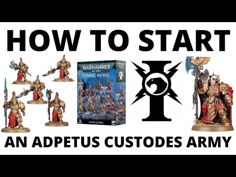 How to Start an Adeptus Custodes Army in Warhammer 40K 10th Edition - Beginner Guide for Starting