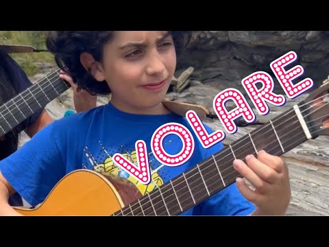 (Family Band) Volare - Gipsy Kings performances by Quarantined Quartet