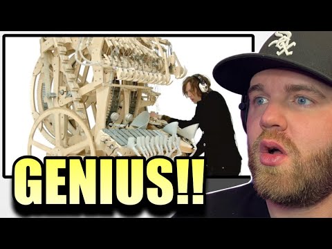 Wintergatan - Marble Machine (music instrument using 2000 marbles)  HOW THE HELL?? (Reaction)