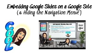 Embedding Google Slides on a Google Site (& Hiding the Nav)