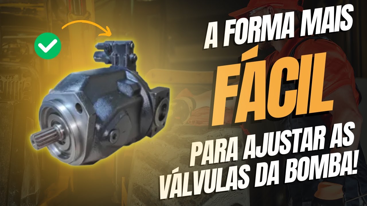 Ajuste das váluvlas de uma BOMBA DE PISTÃO!