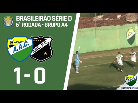 Coruripe 1x0 ABC/RN | 6° RODADA - BRASILEIRÃO SÉRIE D 2020