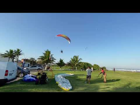Pouso Voo 224 de Paramotor IKE Costa com chasecam - 28/05/22