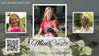 Mia Casto Celebration Of Life