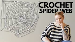 Making a crochet spider web and oversharing HALLOWEEN movie opinions