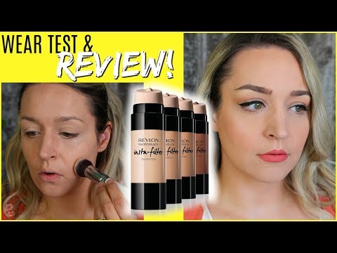 Revlon Insta-Filter Foundation Review & All Day Wear Test! Does it Work for Oily Skin?