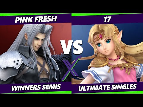 S@X 418 Winners Semis - Pink Fresh (Sephiroth) Vs. 17 (Zelda) Smash Ultimate - SSBU