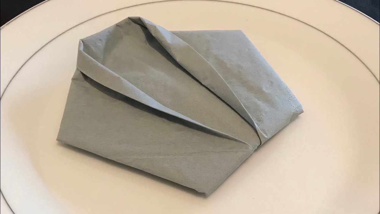Tuto Pliage Serviette (Veste) - How To Fold A Napkin Dinner Jacket