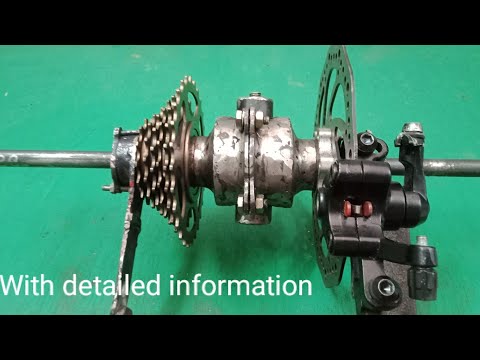 Making collapsible case tricycle differential without lathe