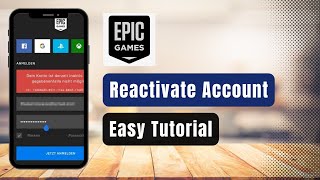 How to Reactivate Epic Games Account !