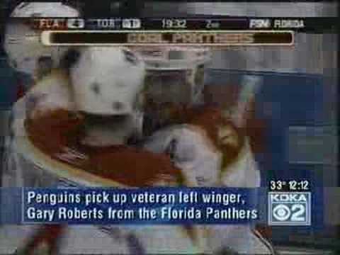 Pittsburgh Penguins Roberts and Laraque trade