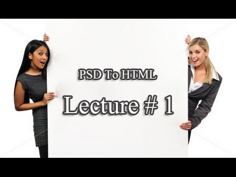 PSD to HTML5 CSS3 Tutorial